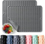Caketime Silicone Dish Drying Mat 2 Pack