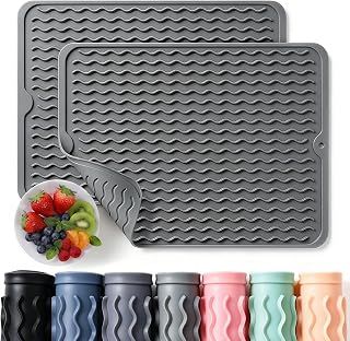 Caketime Silicone Dish Drying Mat 2 Pack